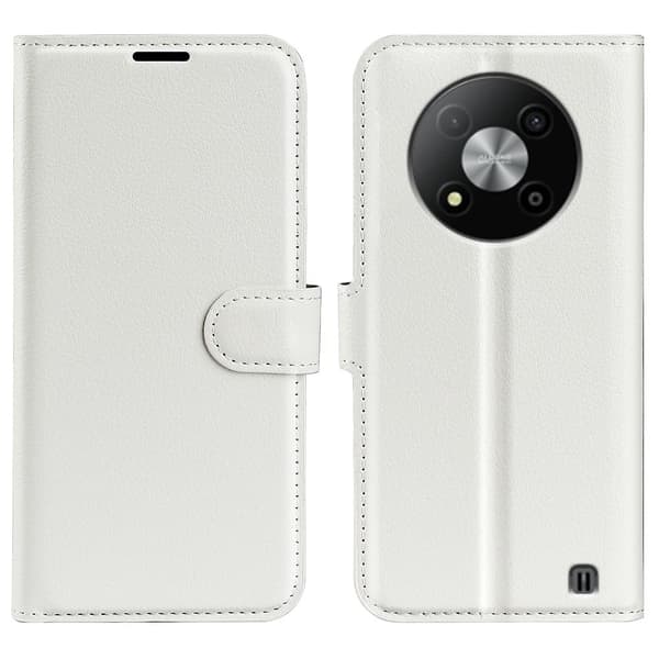 Classic ZTE Blade A73 flip kuoret - Valkoinen White