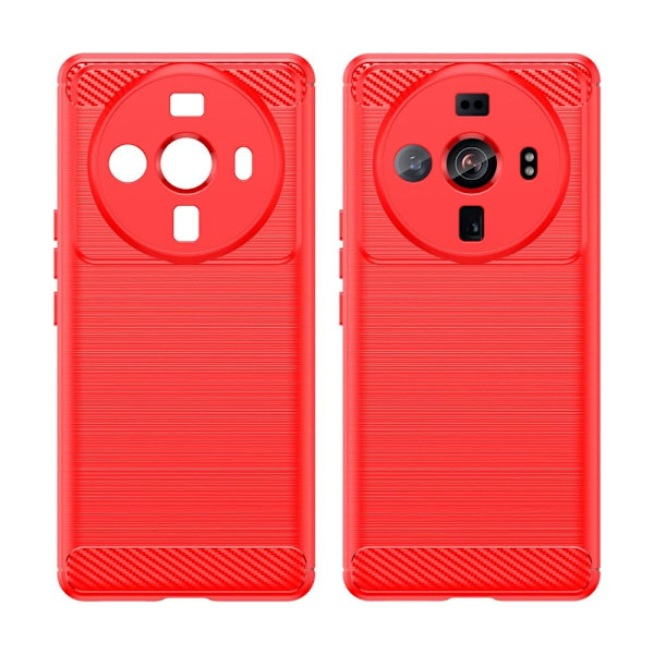 Carbon Flex Suojakotelo Xiaomi 12s Ultra - Punainen Red