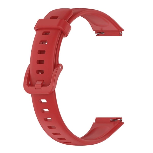 Huawei Band 7 silicone watch strap - Red Röd
