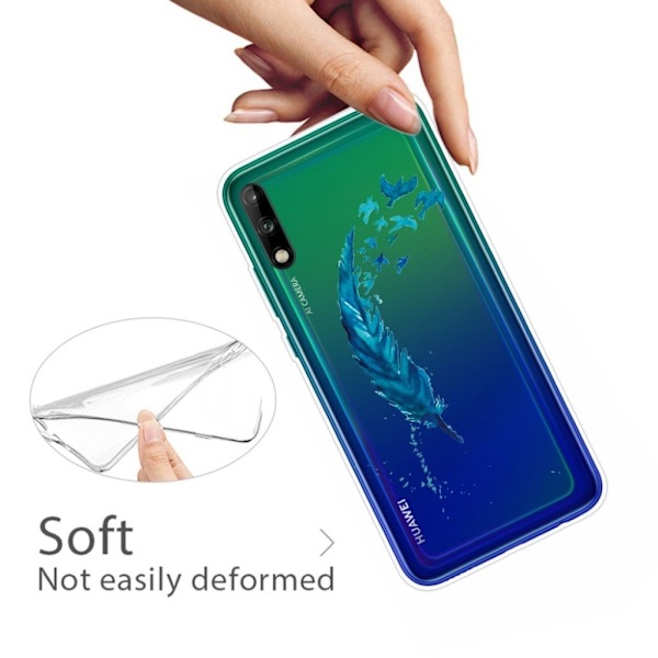 Deco Huawei P40 Lite E skal - Fjäder multifärg