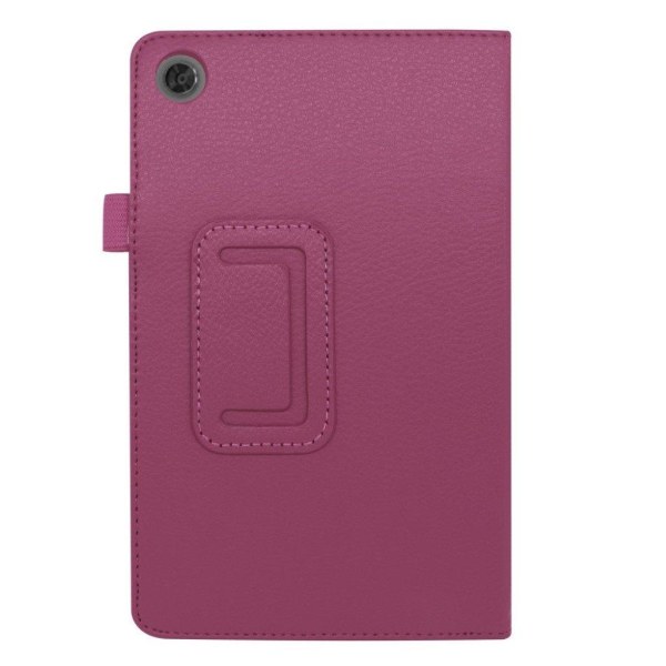 Lenovo Tab M8 litchi-nahkainen kotelo - Violetti Purple