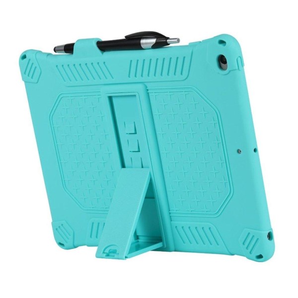 iPad 10.2 (2019) / Air (2019) durable silicone case - Cyan Green