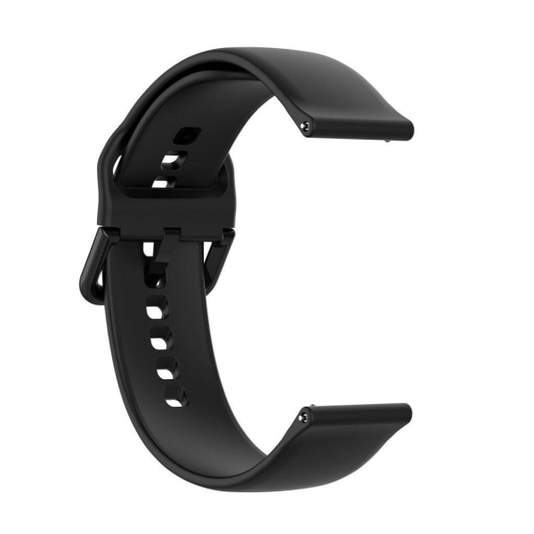 Samsung Galaxy Watch Active durable silicone watch band - Black Svart