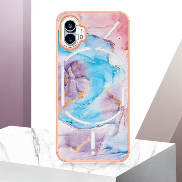 Marble Nothing Phone (1) Suojakotelo - Milky Way Marble Blue Blue