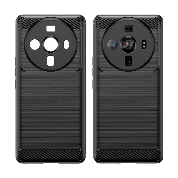 Carbon Flex Etui Xiaomi 12s Ultra - Svart Black