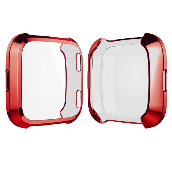 Fitbit Versa elegant electroplating case - Red Röd