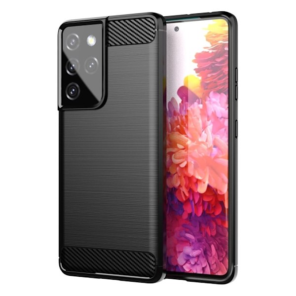 Carbon Flex Samsung Galaxy S21 Ultra 5G skal - Svart Svart