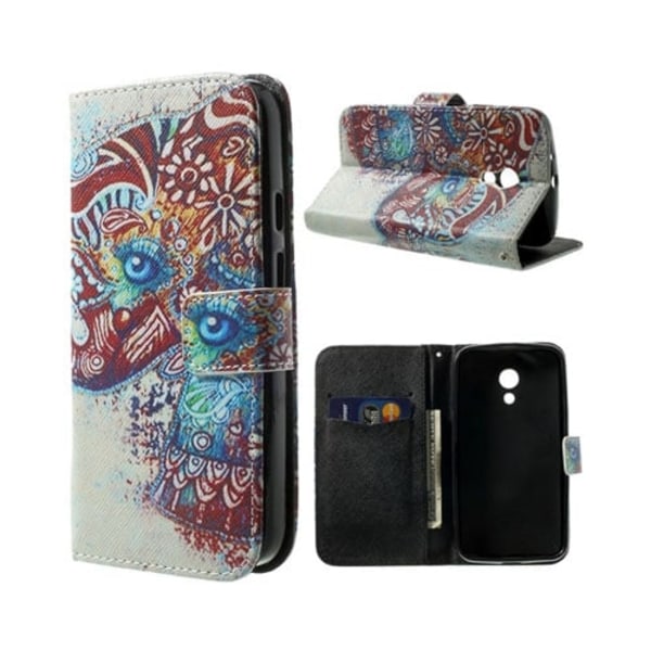 Moberg (Piirretyt Norsut) Motorola Moto G2 Nahkakotelo Multicolor