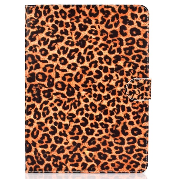iPad 10.2 (2021) / Air (2019) cool pattern leather flip case - L Brown