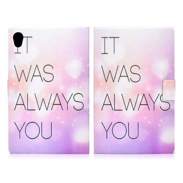 Cool Mønster Lær Etui til Lenovo Tab M10 - It Was Always You Multicolor