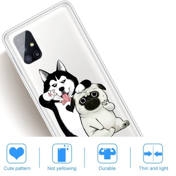Deco Samsung Galaxy M51 Etui - Hunder White