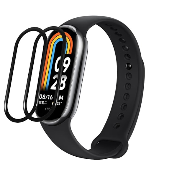 2Pcs Xiaomi Smart Band 8 HD screen protector Transparent