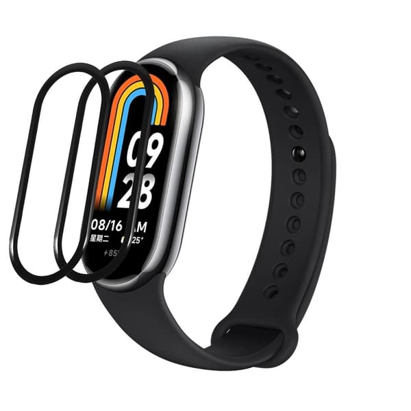 2Pcs Xiaomi Smart Band 8 HD skærmbeskyttelse Transparent