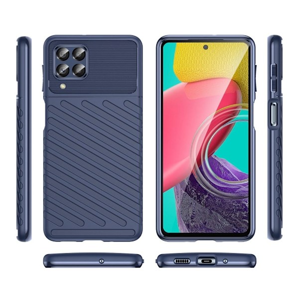 Thunder Samsung Galaxy M53 5G cover - Blå Blue