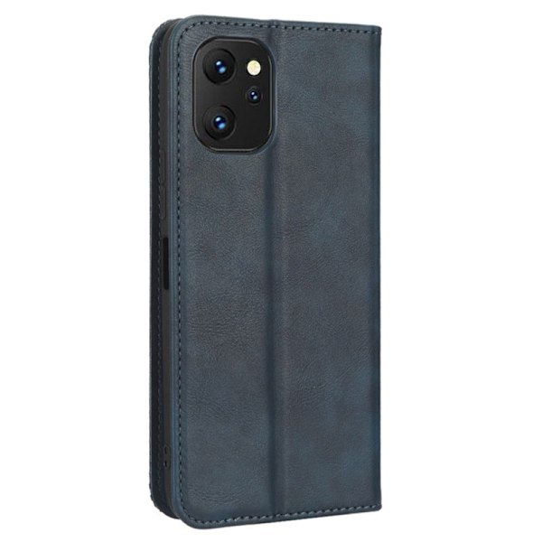 Bofink Vintage Umidigi Power 7 Max Læder Etui - Blå Blue
