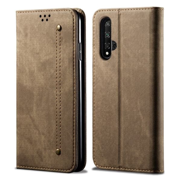 Jeans Honor 20 flip etui - Khaki Beige