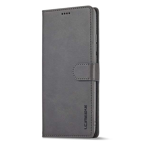LC.Imeeke läder Xiaomi Redmi Note 13 5G  fodral - Grå Silvergrå