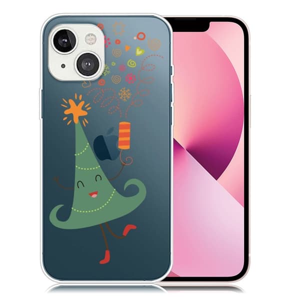 Juleveske til iPhone 13 Mini - Magisk Hatt Green