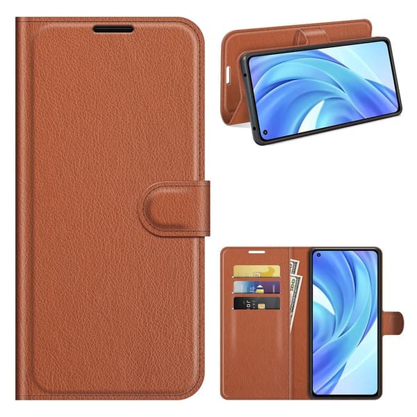 Classic Xiaomi Mi 11 Lite 5G / Mi 11 Lite Flippetui - Brun Brown