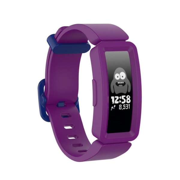 Fitbit Inspire / Inspire HR silikone Urrem - Mørkelilla Purple