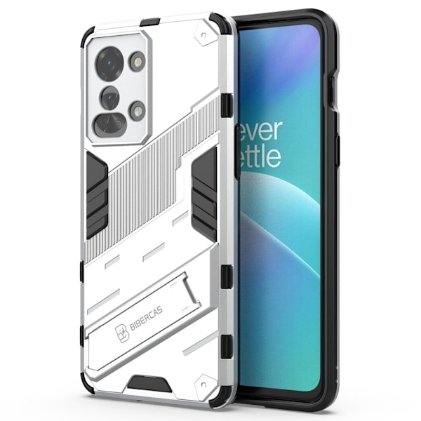 Shockproof Hybrid Suojakuori With A Modern Touch For OnePlus Nord 2t - Hopea Silver grey