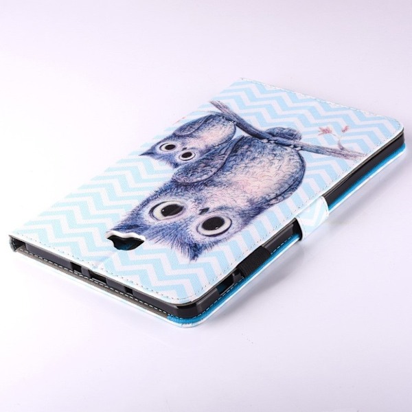 Samsung Galaxy Tab A 10.1 (2016) Nahkakotelo - Pöllöt Multicolor
