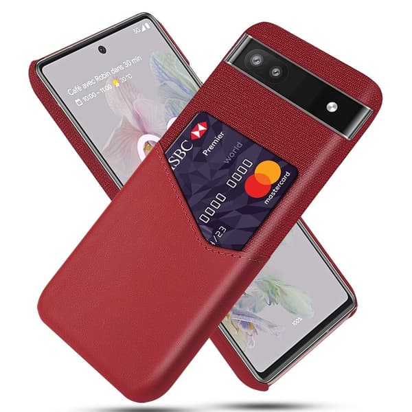Bofink Google Pixel 6a Kort Cover - Rød Red