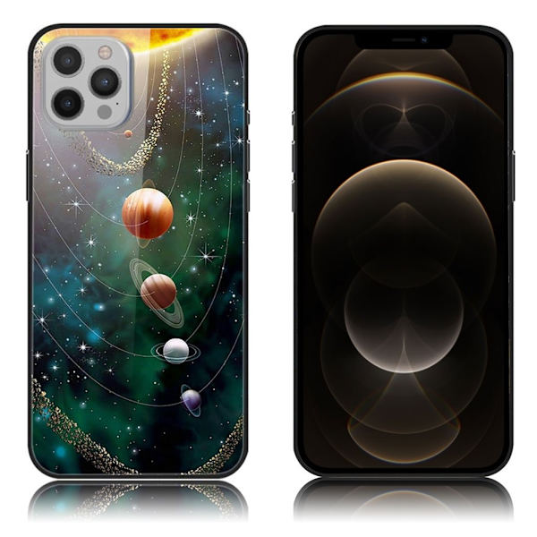 Fantasy iPhone 12 Pro Max skal - Planeter multifärg