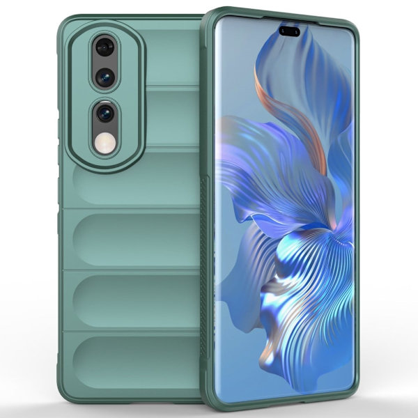 Mjukt greppformat Honor 90 Pro skal - Grön Grön