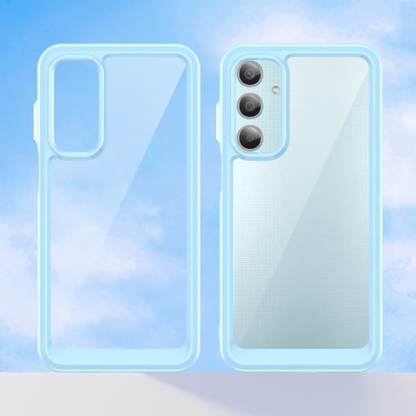 Samsung Galaxy M35 smart akryl cover - Blå Blue