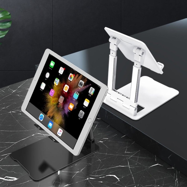 Universal aluminum alloy phone and tablet stand - Black Black