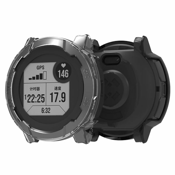 Garmin Instinct 2S enkelt ramskydd - Transparent Transparent