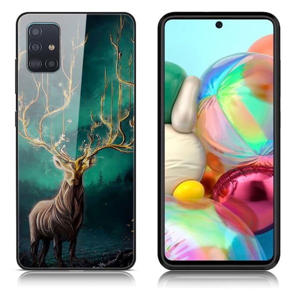 Fantasy Samsung Galaxy A71 deksel - Elk Multicolor
