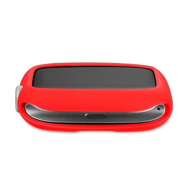 Apple Watch (41mm) candy color button TPU cover - Rød / Hvid Red