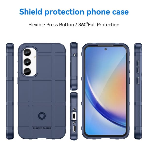 Rugged Shield Samsung Galaxy A35 kotelot - Sininen Blue