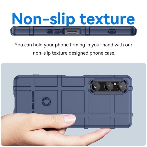 Rugged Shield Sony Xperia 1 V skal - Blå Blå