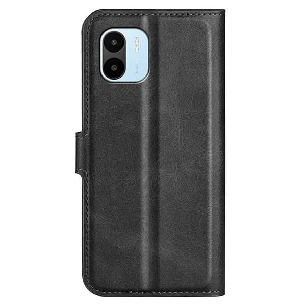 Læderetui med Pung til Xiaomi Redmi A1 - Sort Black