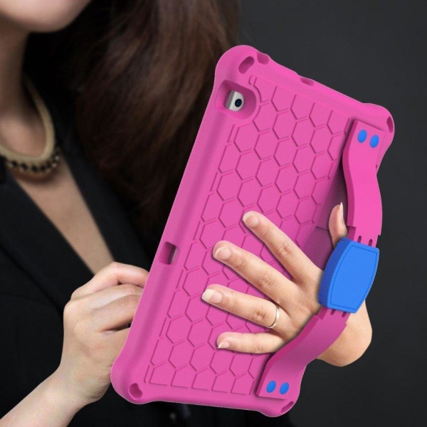Huawei MediaPad T5 honeycomb skin-fodral - Ros / Blå Rosa