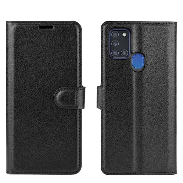 Classic Samsung Galaxy A21s flip etui - Sort Black