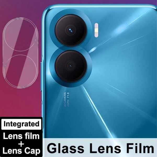 IMAK glass camera protector with acrylic lens cap for Honor Play Transparent