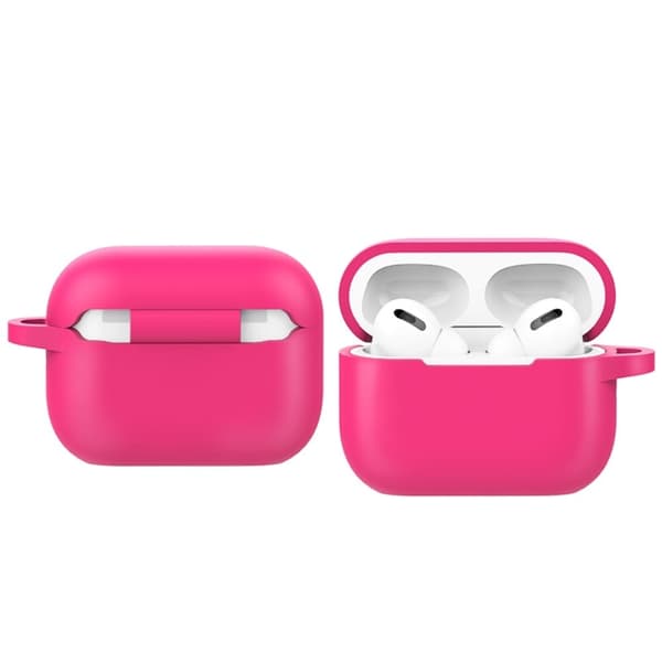 AirPods Pro 2 silikoneetui med spænde - Rose Pink