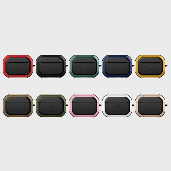 Airpods Pro gummiert etui - Rød Red