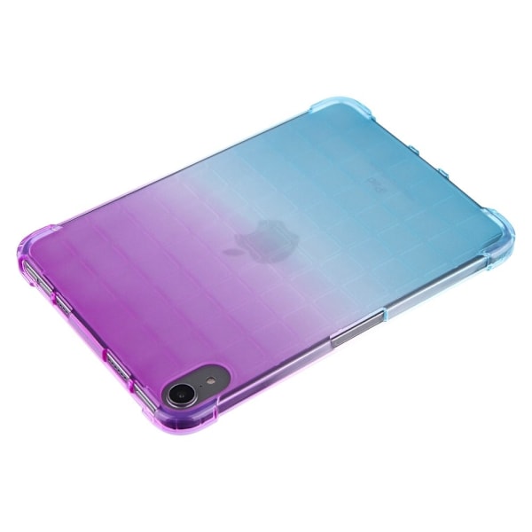 iPad 10.9 (2022) kaltevuusvärinen suojus - Violetti / Vihreä Multicolor