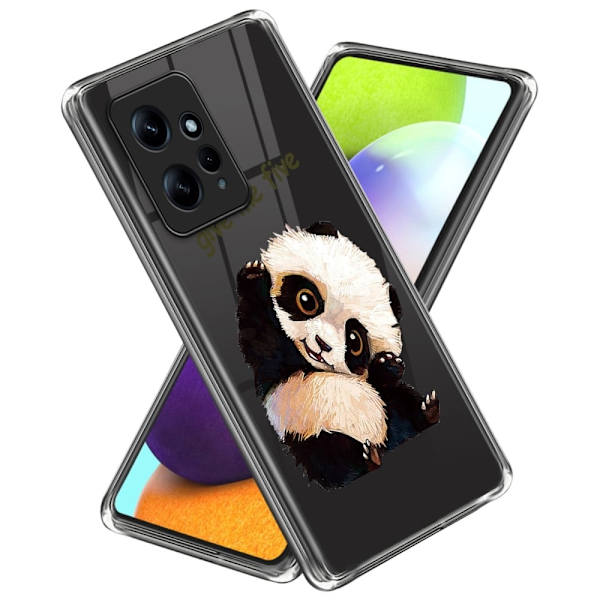 Deco Xiaomi Redmi Note 12 deksel - Panda White