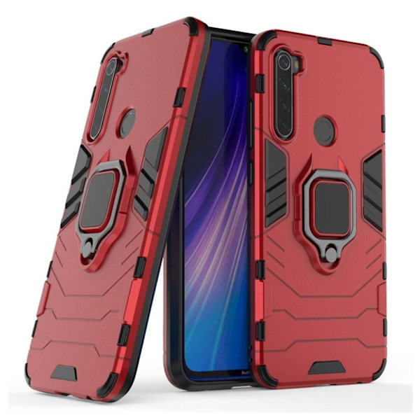 Ring Guard Xiaomi Redmi Note 8 kuoret - Punainen Red