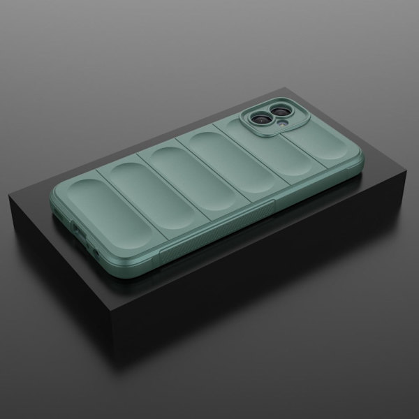 Blødt grebsformet cover til Samsung Galaxy A04e - Grøn Green