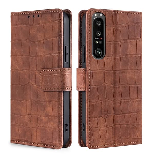 Croco Sony Xperia 1 III skal - Brun Brun