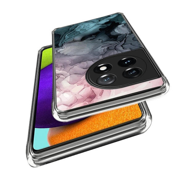 Marble design OnePlus Ace 3 / OnePlus 12R cover - Style B Silver grey