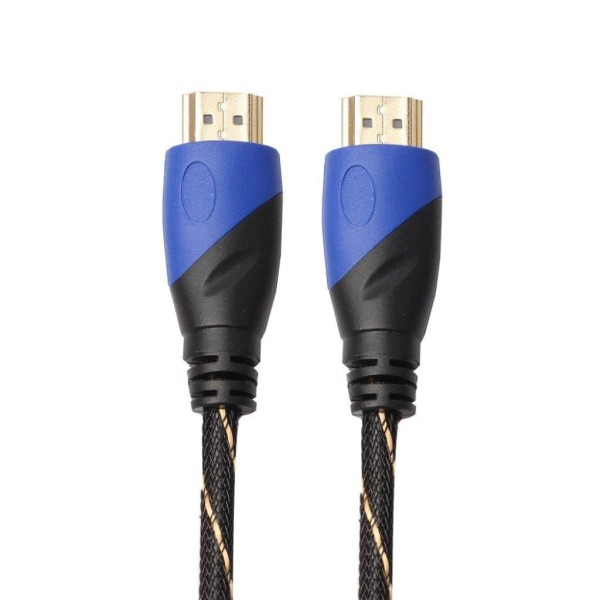 Universaali 1M Mesh Layer kudottu kuvio HDMI-kaapeli V1.4 AV HD 3D HD 3D Blue