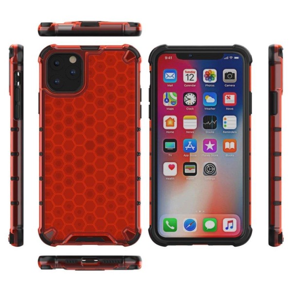 Bofink Honeycomb iPhone 11 Pro Max kuoret - Punainen Red